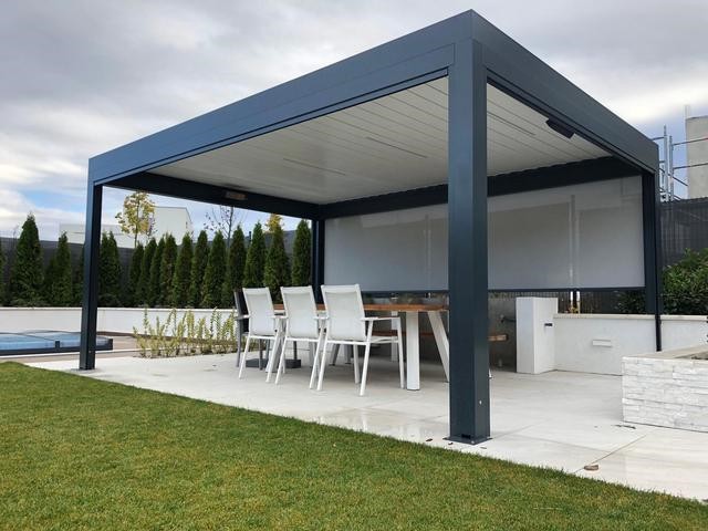 waterproof pergola shade(2)